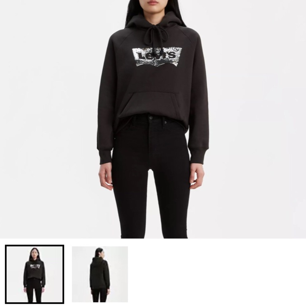 Levi’s sequin hoodie NWT